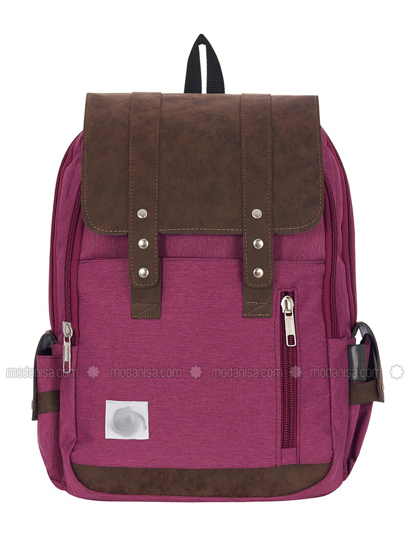 purple school bag