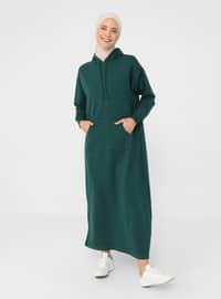 Green - Unlined - - Dress