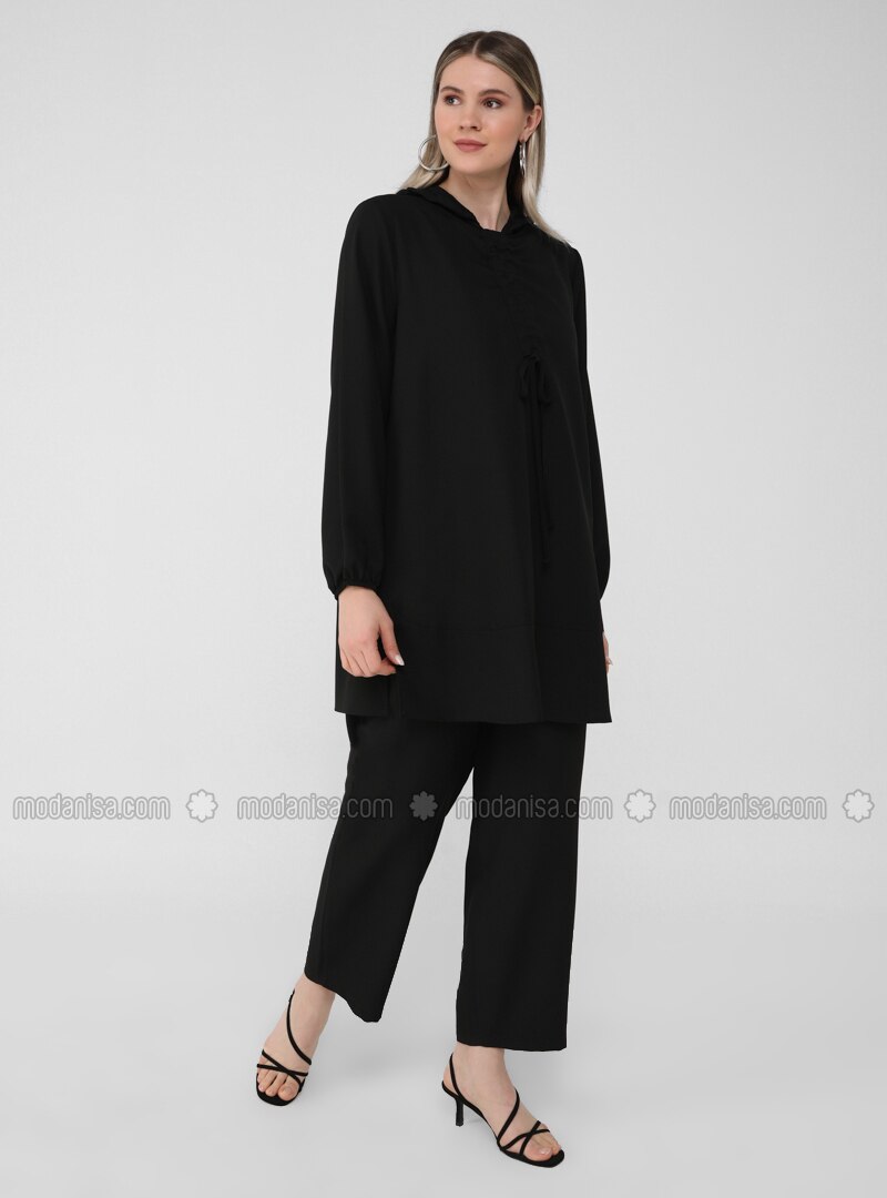 Tunic&Trousers Set - Black