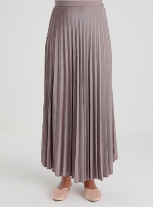 Pleated Skirt 85 Cm - Deep Pink - Refka