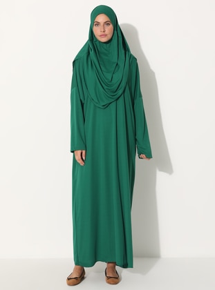 Emerald - Unlined - Prayer Clothes  - Sayın Tesettür
