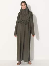 Plus Size Prayer Dress Khaki