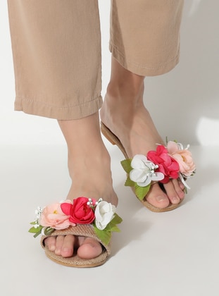 Pink - Sandal - Slippers - Dilipapuç