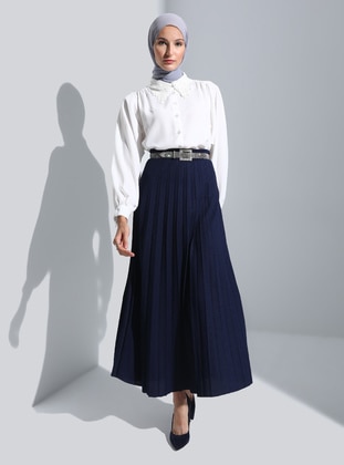 Refka Navy Blue Skirt