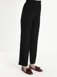 Color Block Tunic Pants Co-Ord Black