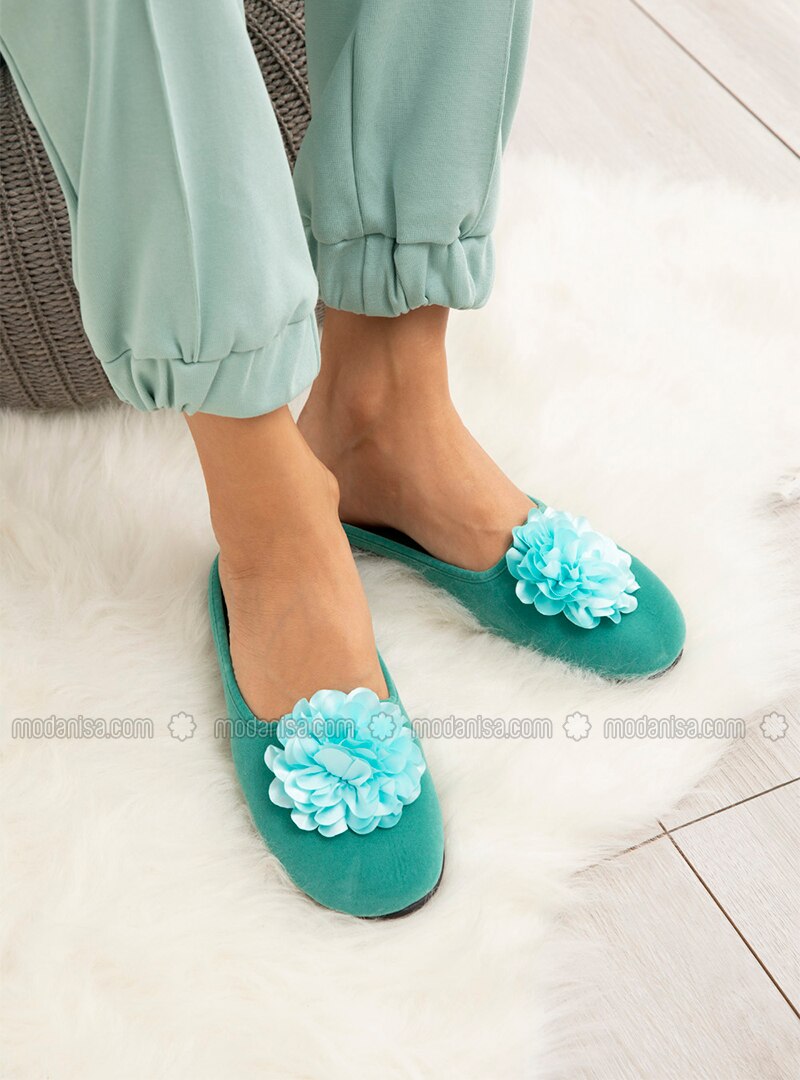 Sandal - Sea-green - Home Shoes