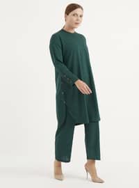 Tunic & Pants Co-Ord Emerald Green