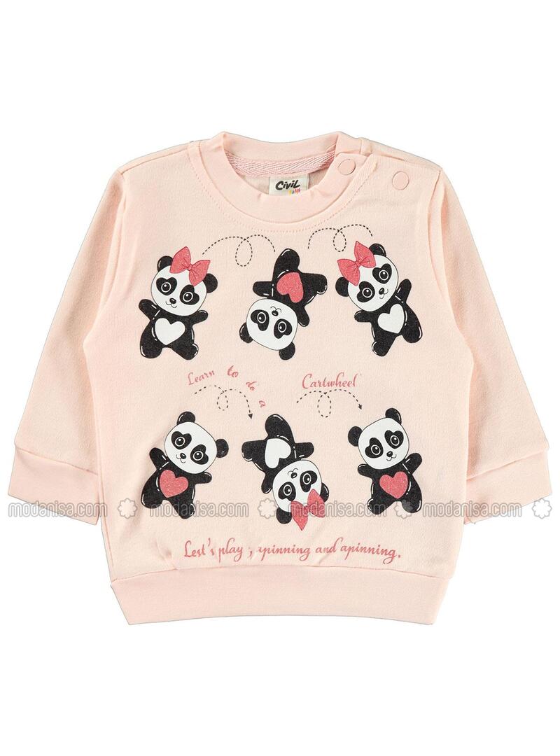 Baby Kiz Bebek Sweatshirt 6 18 Ay Somon Somon Baby