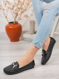 Flat - Casual - Black - Casual Shoes