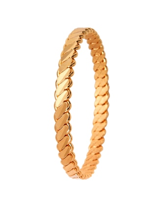 Gold Plated Adana Burma Bracelet - Gold - Fsg Jewelry