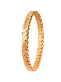 Gold Plated Adana Burma Bracelet - Gold Color - Fsg Jewelry