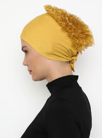 Gold - Lace up - - Bonnet