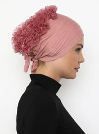 Dusty Rose - Lace up - - Bonnet