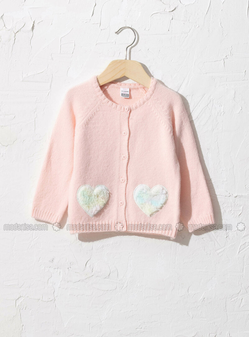 pink baby sweater