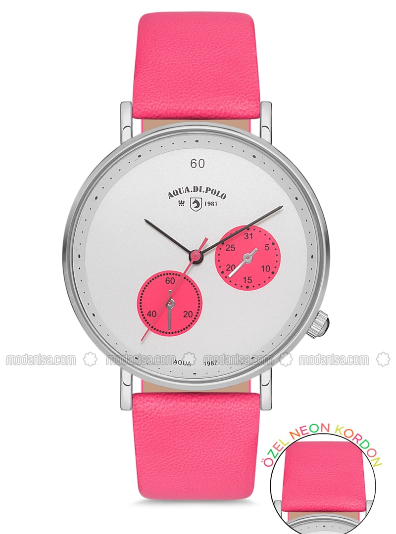 White - Pink - Watch
