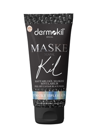 Dermokil Peelable Caviar Black Clay Mask 75 Ml - Dermokil