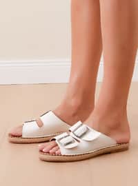 White - Sandal - Slippers