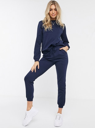 Navy Blue -  - Suit - Nare