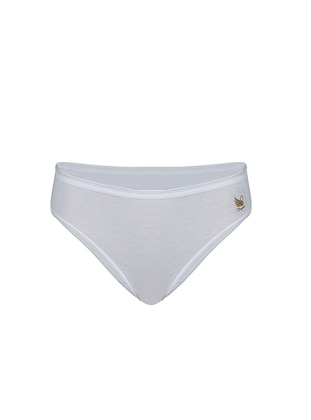 أبيض - مودال -  - سراويل داخلية - Özkan Underwear