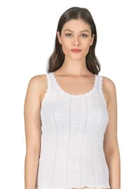 أبيض - أبيض - - قميص داخلي - Özkan İç Giyim