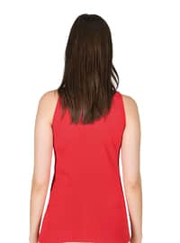 Cotton Tank Red