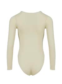 Cotton Snap Fastened Long Sleeve Body Skin