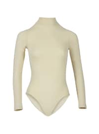 Cotton Combed Lycra Long Sleeve Snap Fastened Body Skin