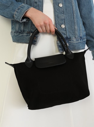 Black - Satchel - Shoulder Bags - İnşirah