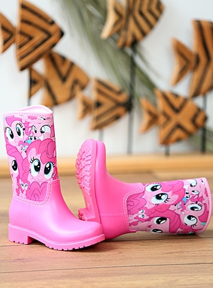 Fuchsia - Boot - Polyurethane - Boots - Pembe Potin