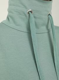 Polo neck - Green Almond - Sweat-shirt