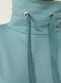 Polo neck - Green - Sweat-shirt