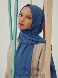 Medina Silk Shawl Light Blue