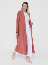 Oversize Unlined Abaya - Light Pink