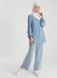 Ice Blue - Pants - Casual