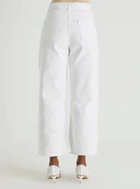 White - Pants - Casual
