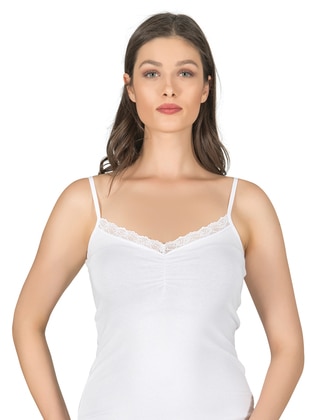 White - Undershirt - Özkan Underwear