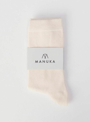 Ecru - Socks - MANUKA