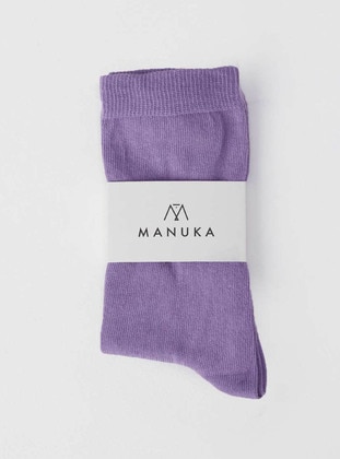 Purple - Socks - MANUKA