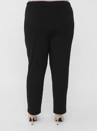 Black - Plus Size Pants