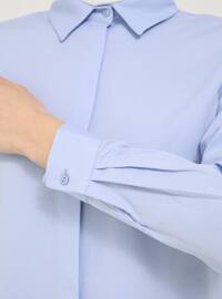 Blue - Point Collar - Tunic