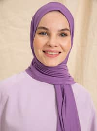 Lilac - Purple - Plain - Shawl