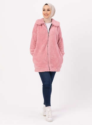 Pink - Unlined - Puffer Jackets - Tofisa