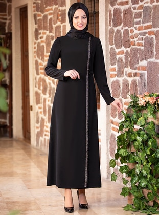 Black - Evening Abaya - Fashion Showcase Design