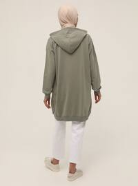 Zippered Sports Cape - Thyme