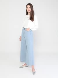 Ice Blue - Pants - Casual