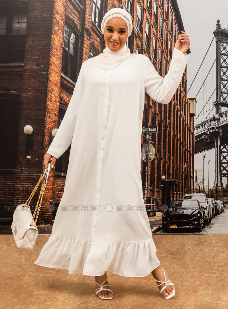 Oversize Dress - Off white