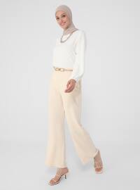 Aerobin Suit Trousers - Beige