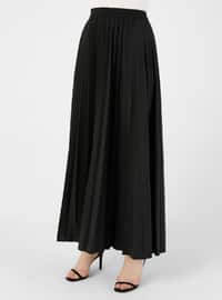 Black - Unlined - Skirt - Casual