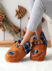 Casual - Navy Blue - Tan - Home Shoes