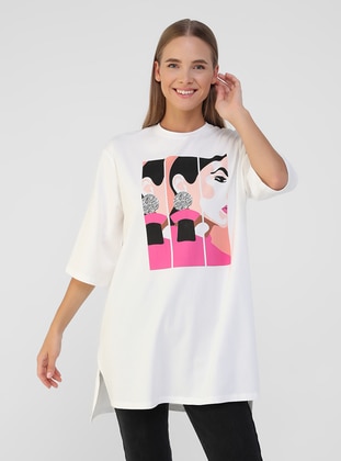 Roza Jo X Benin Girl Print Comfortable T-Shirt